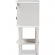 Audrey 2 Drawer Nightstand in White Finish