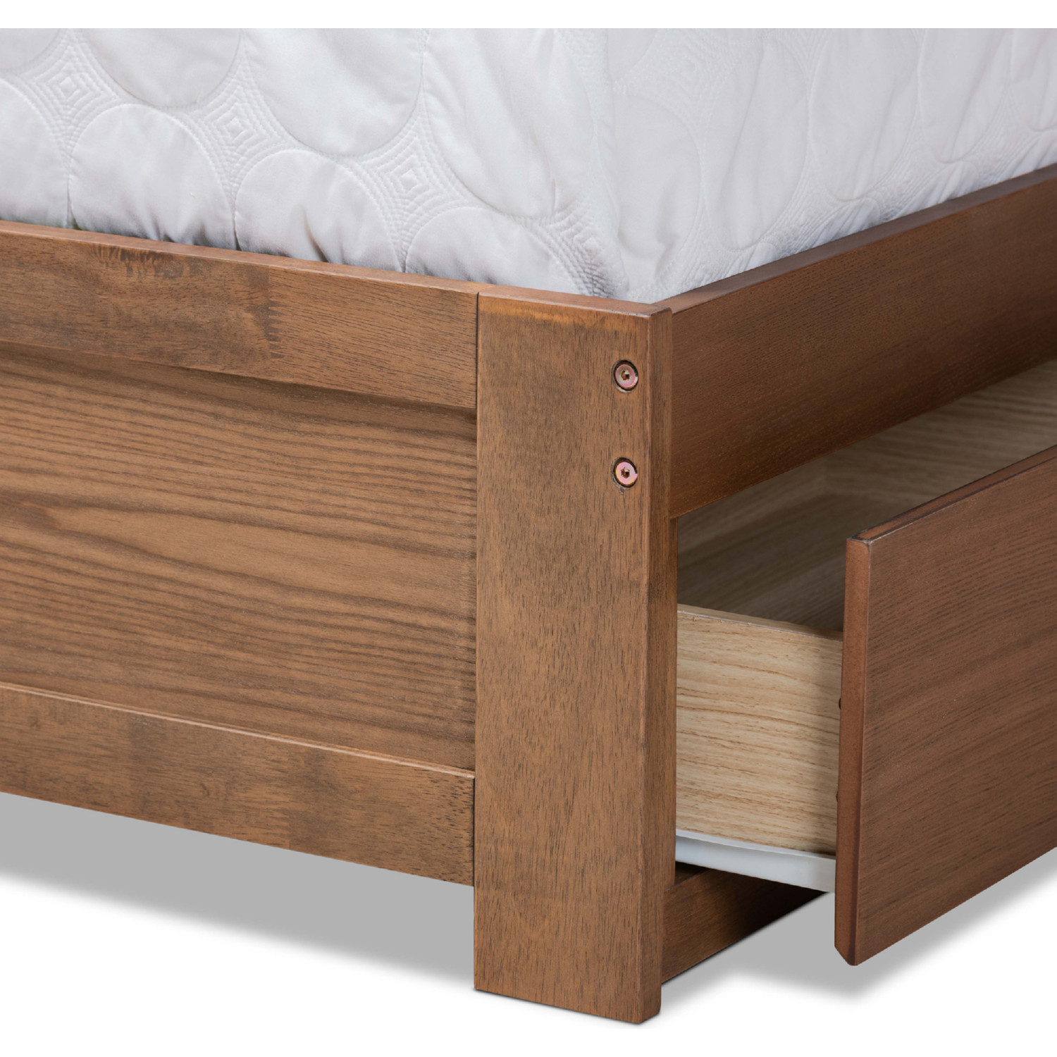 Baxton Studio Aras Platform Storage Bed - Thumbnail 2