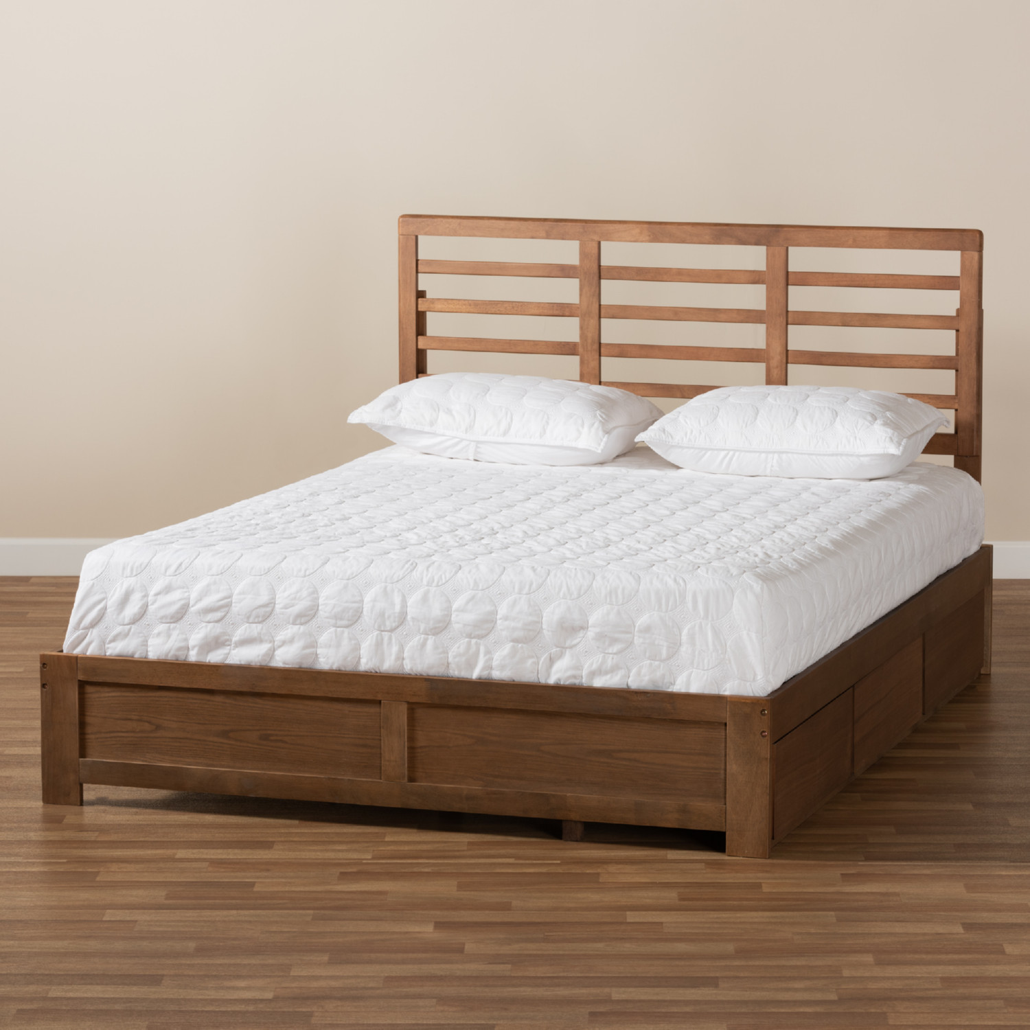Baxton Studio Piera Platform Storage Bed - Thumbnail 4