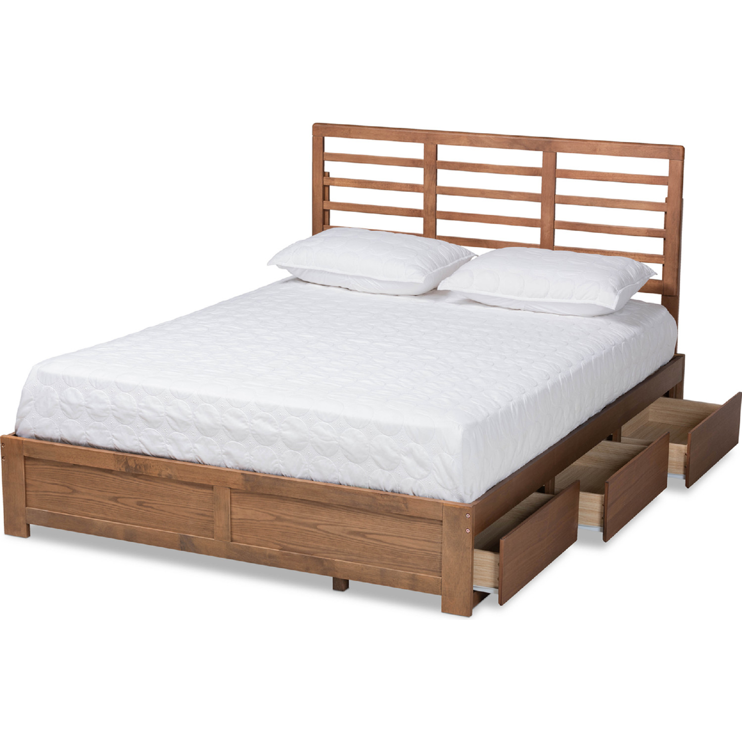 Baxton Studio Piera Platform Storage Bed