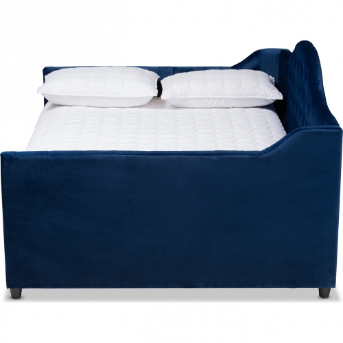 Perry Full Daybed in Tufted Royal Blue Velvet