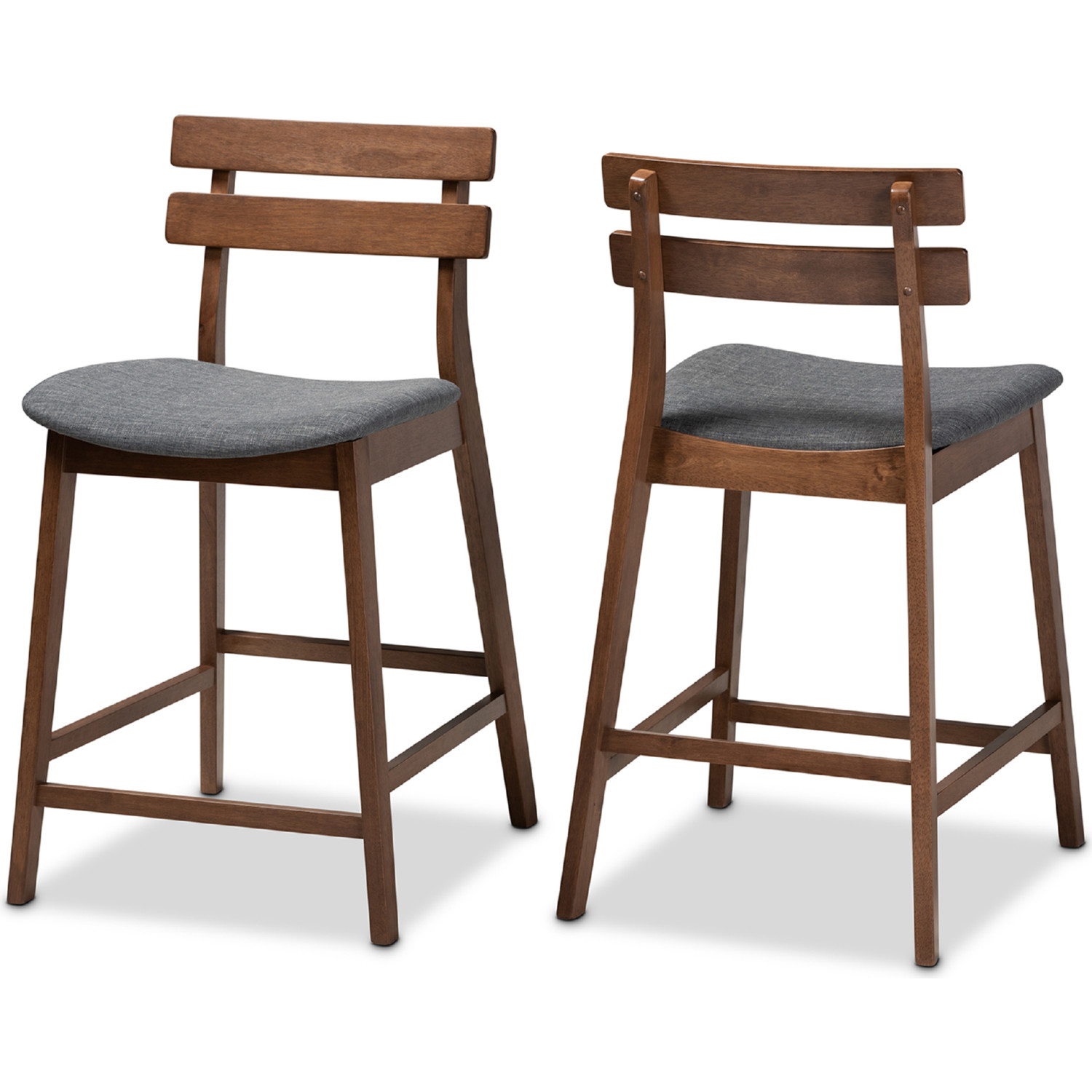 Baxton Studio Larine Counter Stool - Thumbnail 2