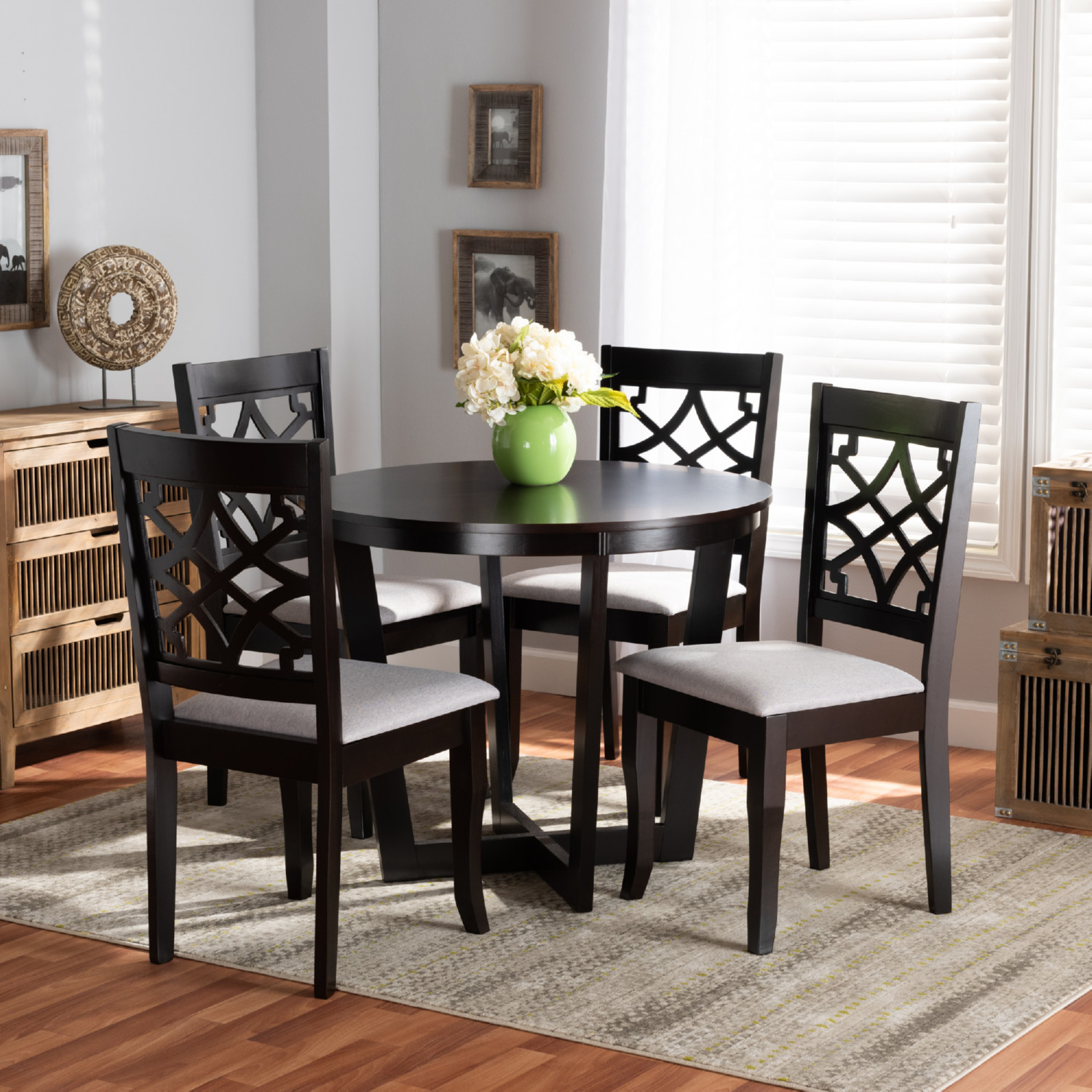 Baxton Studio Tricia Dining Set - Thumbnail 3