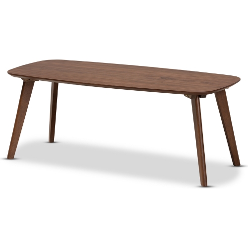 Dahlia Coffee Table in Walnut Finish Wood