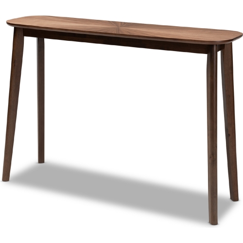 Wendy Console Table in Walnut Finish Wood