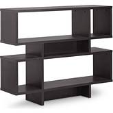 Cassidy 4 Level Bookcase in Dark Brown Wood