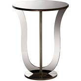 Kylie Accent Side Table in Mirror