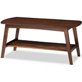 Sacramento Coffee Table in Dark Walnut Finish