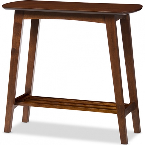 Sacramento Console Table in Dark Walnut Finish