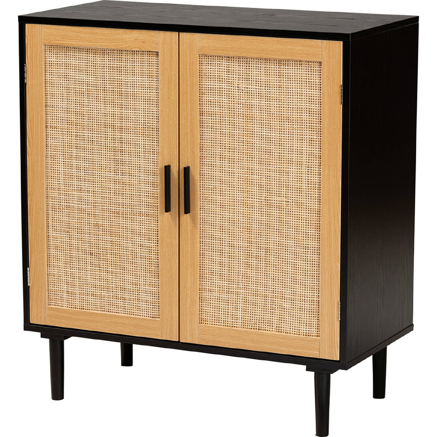 Baxton SR191522Brown/Tan Maureen 2 Door Storage