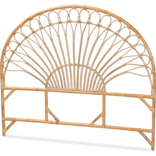 Devereaux King Headboard in Natural Brown Rattan