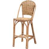 Neola Bar Stool in Natural Rattan