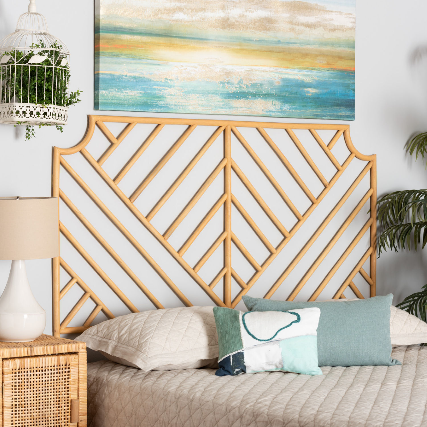 Baxton Studio Giza Headboard - Thumbnail 3