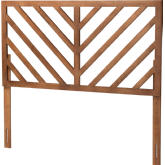 Belisma Queen Headboard in Ash Walnut Finish Wood