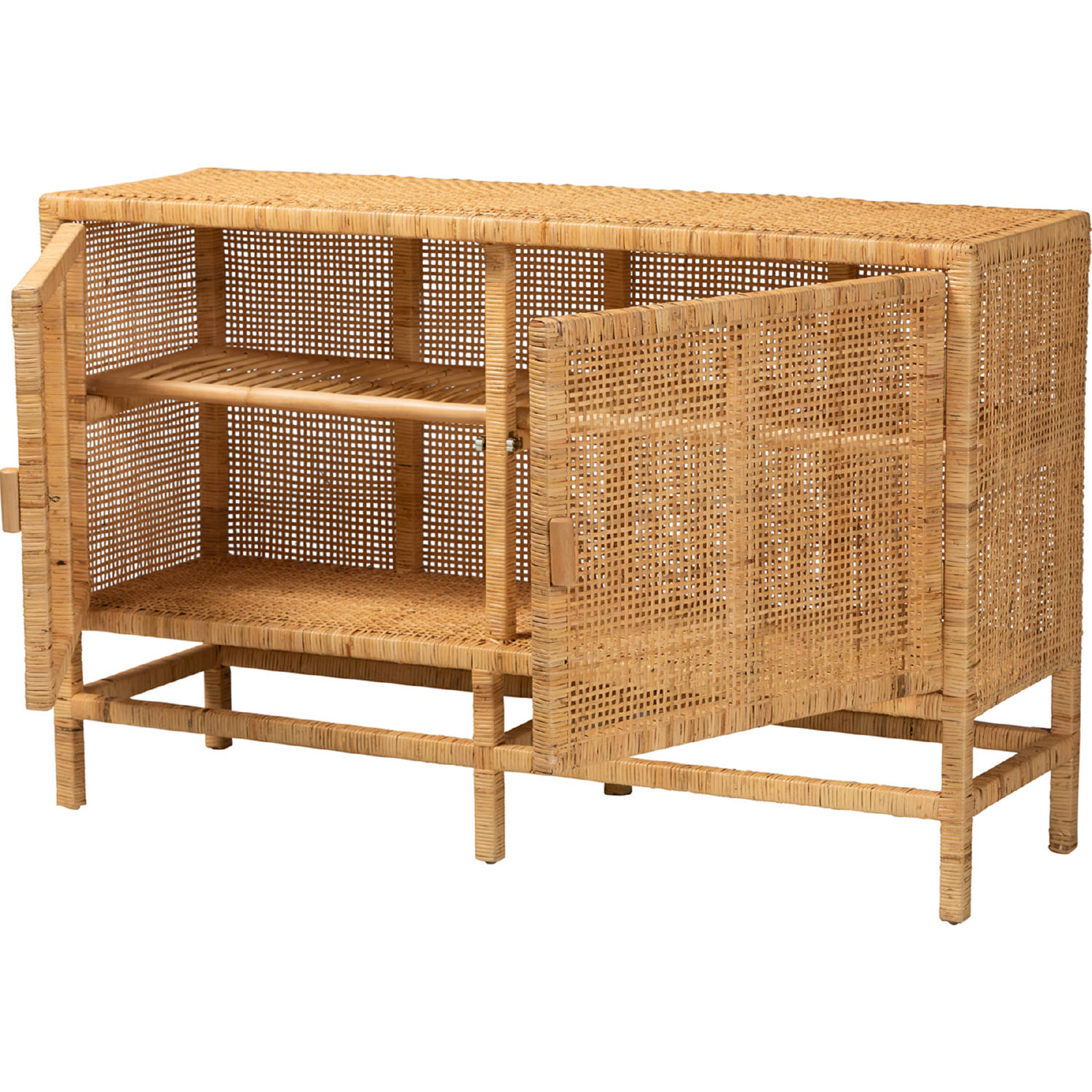 Baxton Studio Vivan Storage Cabinet - Thumbnail 4
