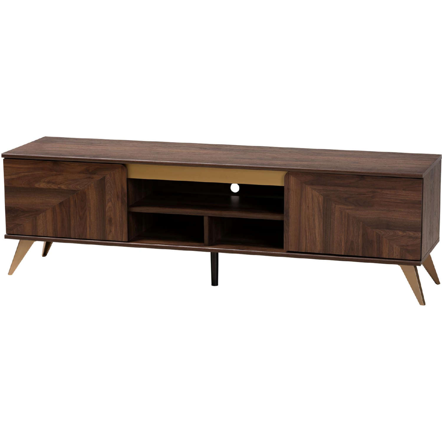 Baxton LV45TV4512WI-CLB-TV Stand Graceland 61