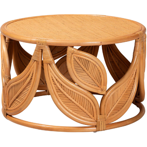 Raflesia Coffee Table in Natural Light Honey Rattan