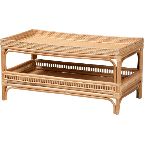 Lombok Coffee Table in Natural Rattan