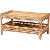 Lombok Coffee Table in Natural Rattan