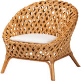 Robista Accent Chair in Natural Rattan
