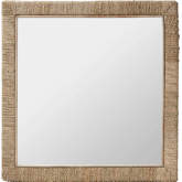 Geralyn Square Wall Mirror in Natural Seagrass