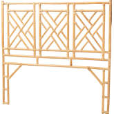 Karavo King Standalone Headboard in Natural Finish Rattan