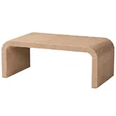 Eviana Coffee Table in Waterfall Natural Jute