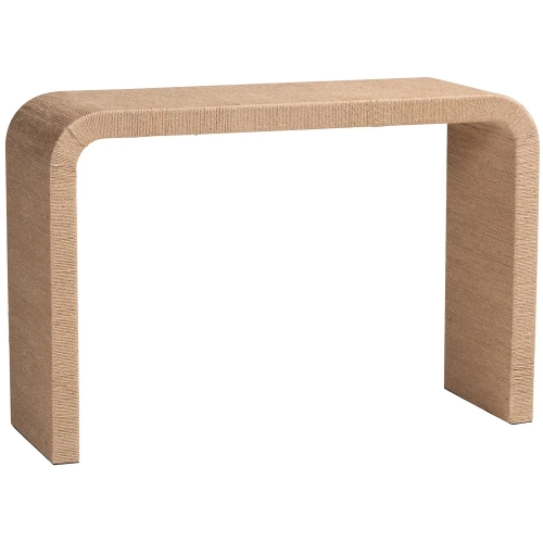 Eviana Console Table in Waterfall Natural Jute