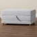 Sabriel Convertible Sleeper Ottoman in Light Grey Fabric