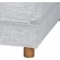 Sabriel Convertible Sleeper Ottoman in Light Grey Fabric