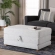 Sabriel Convertible Sleeper Ottoman in Light Grey Fabric