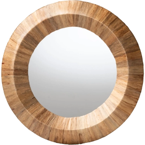 Tarun Accent Mirror in Grasscloth