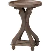 Westlyn End Table in French Country Antique Brown Wood