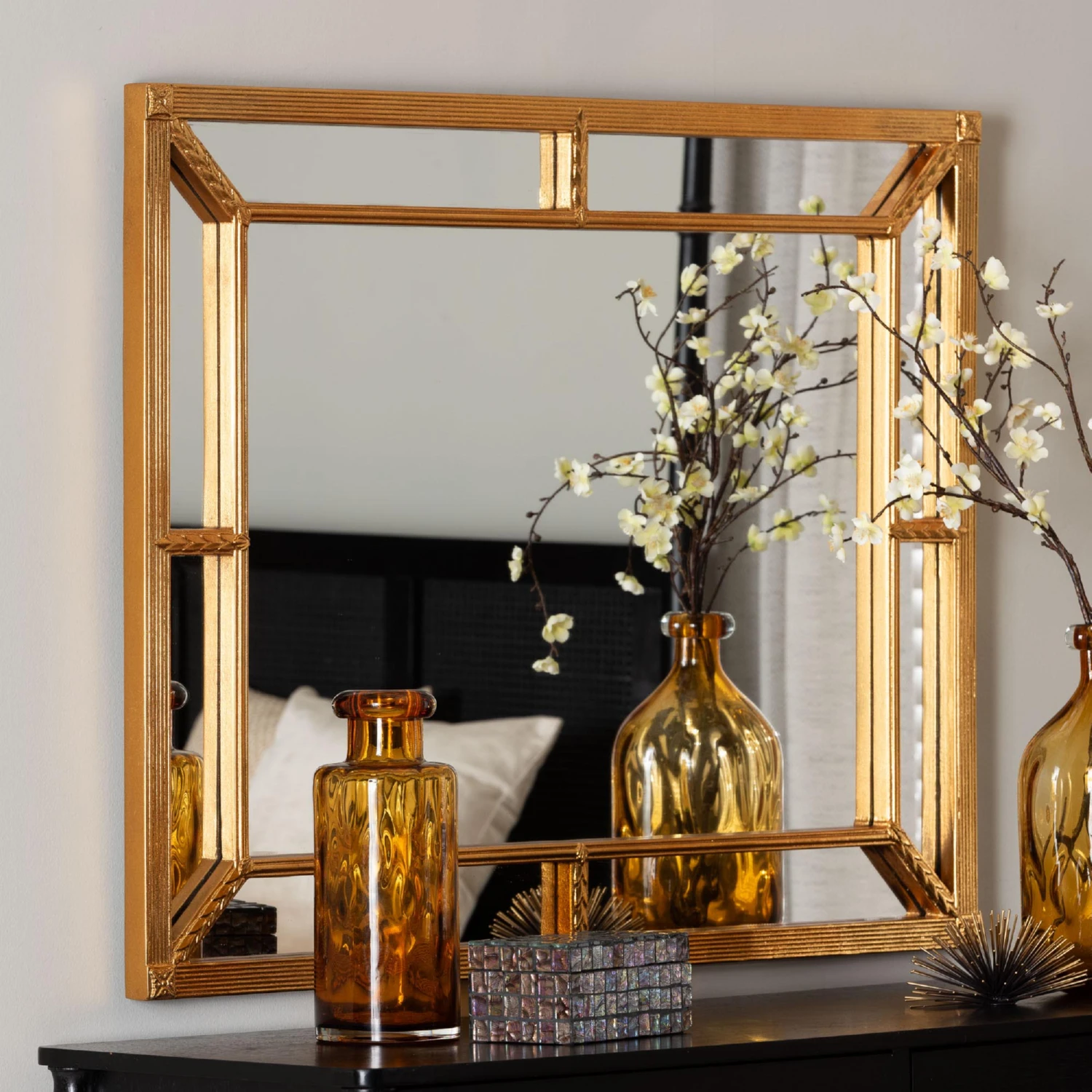 Baxton Studio Iskra Accent Mirror