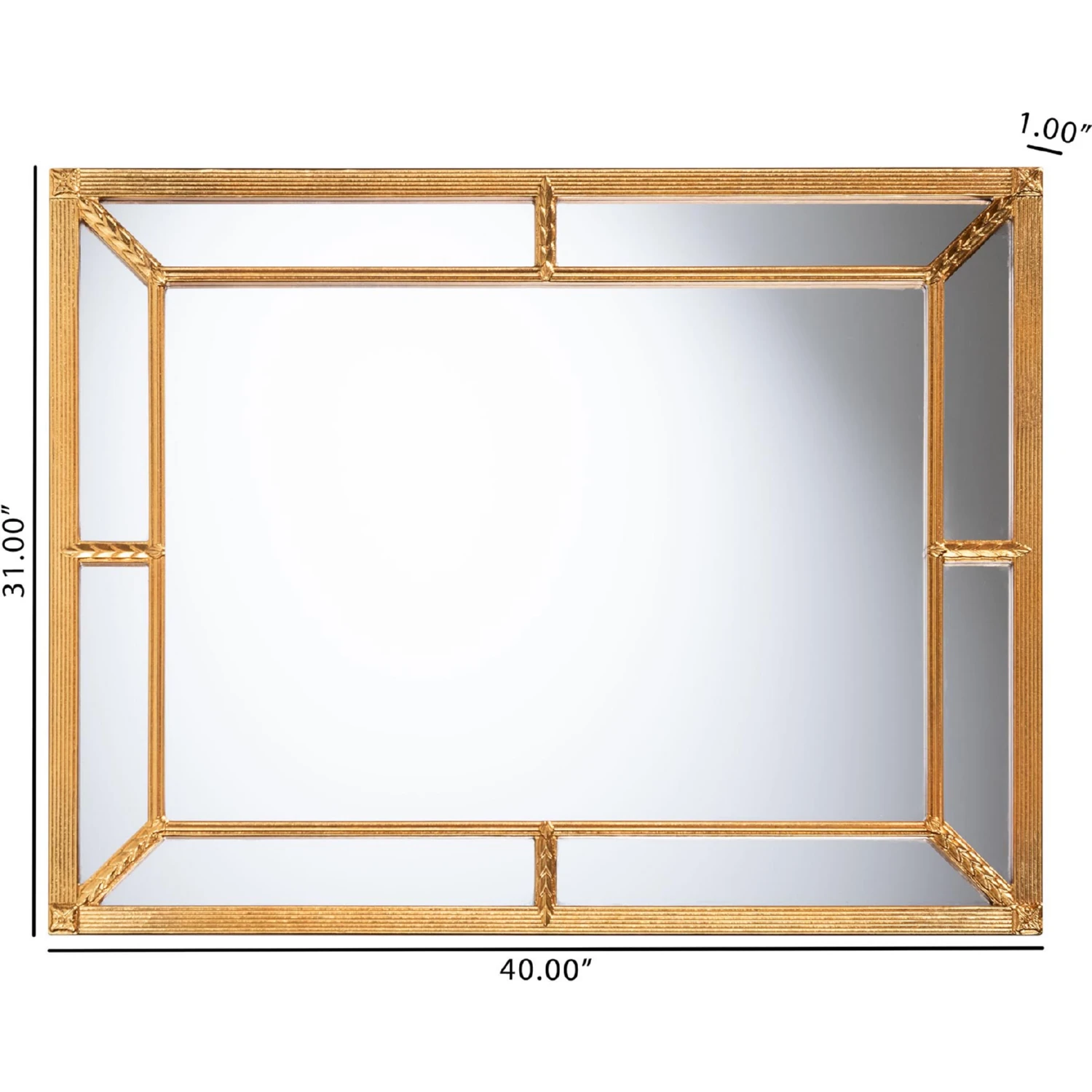 Baxton Studio Iskra Accent Mirror - Thumbnail 4