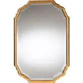 Pacino Accent Wall Mirror in Antique Goldleaf