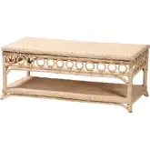 Oxford Coffee Table in Natural Rattan