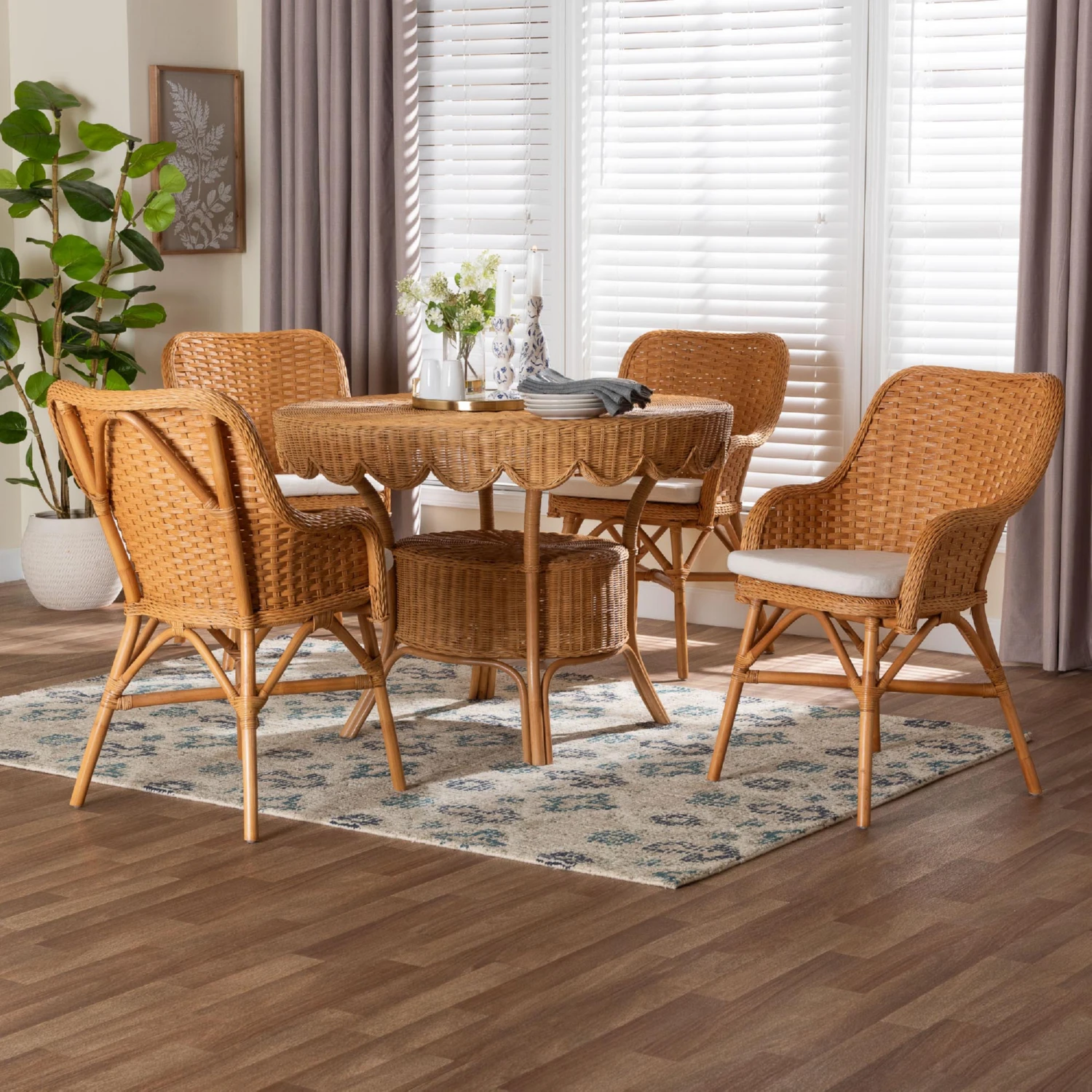 bali & pari Tucson 5 Piece Dining Set - Thumbnail 2