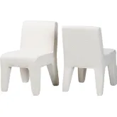 Helios Dining Chair in Cream Boucle (Set of 2)