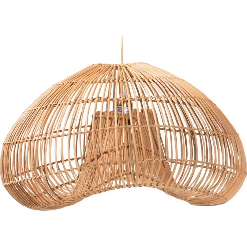 Hansa Dome Shape Ceiling Pendant Lampshade in Handcrafted Natural Rattan