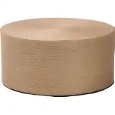 Lapis Round Coffee Table in Handwoven Jute