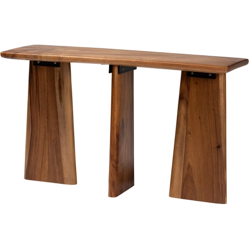 Caruso Console Table in Live Edge Suar Wood