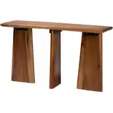 Caruso Console Table in Live Edge Suar Wood