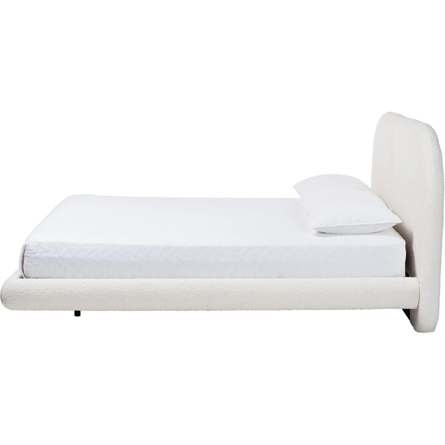 Baxton Studio Cachet Queen Floating Low Profile Platform Bed - Thumbnail 4
