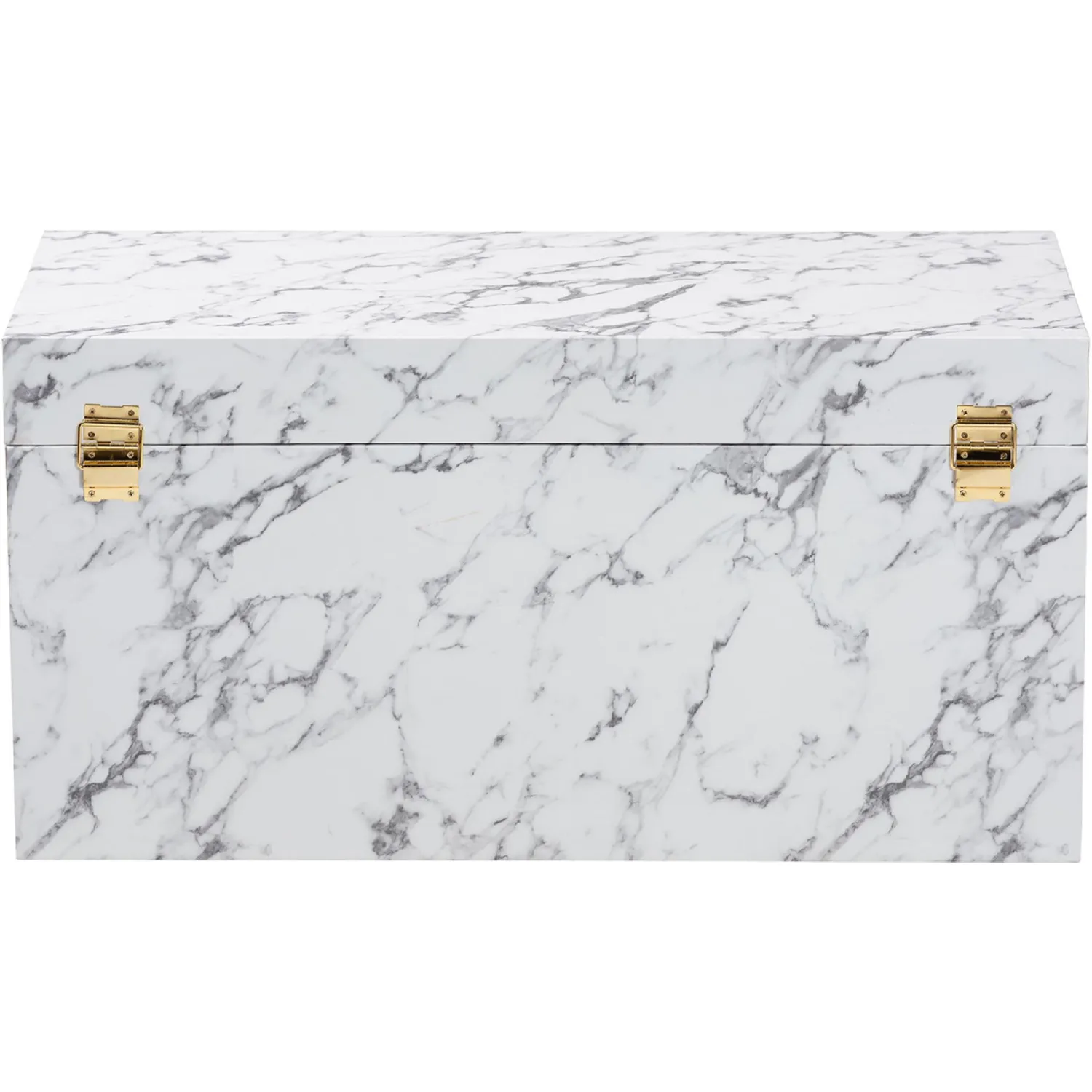 Baxton Studio Brenta Lift Top Storage Trunk Chest - Thumbnail 3