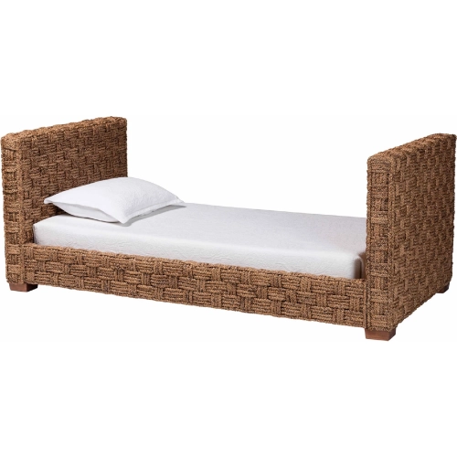 Rhinos Twin Daybed in Handwoven Seagrass
