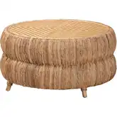 Roma Round Coffee Table in Rattan & Seagrass