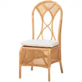 Elsa Dining Chair in Natural Rattan