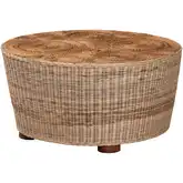 Hosanna Coffee Table in Natural Rattan & Wood
