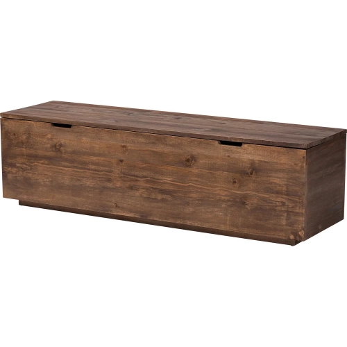 Alfonso Storage Trunk in Brown Wash Pine Wood